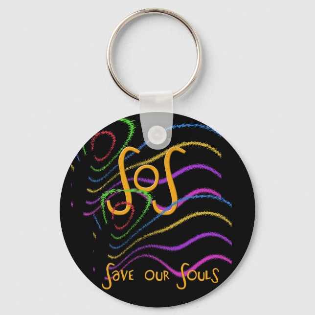 Funny Acronyms- SOS Keychain (Front)