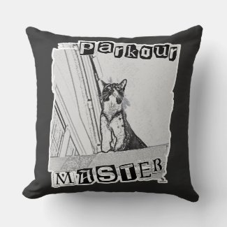 Funny Active Parkour Master Punk Kitty Design