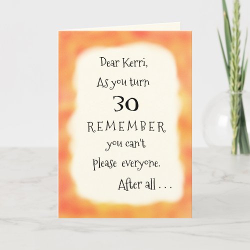 Funny Add Name or Any Age Pizza Humor Greeting Card