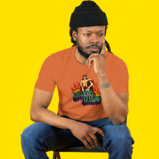 Funny ADHD Crisis Hero Chaos Energy Retro Comic T T-Shirt