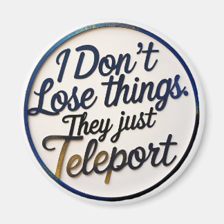 Funny ADHD Magnet – Neurodivergent Humor, Quirky