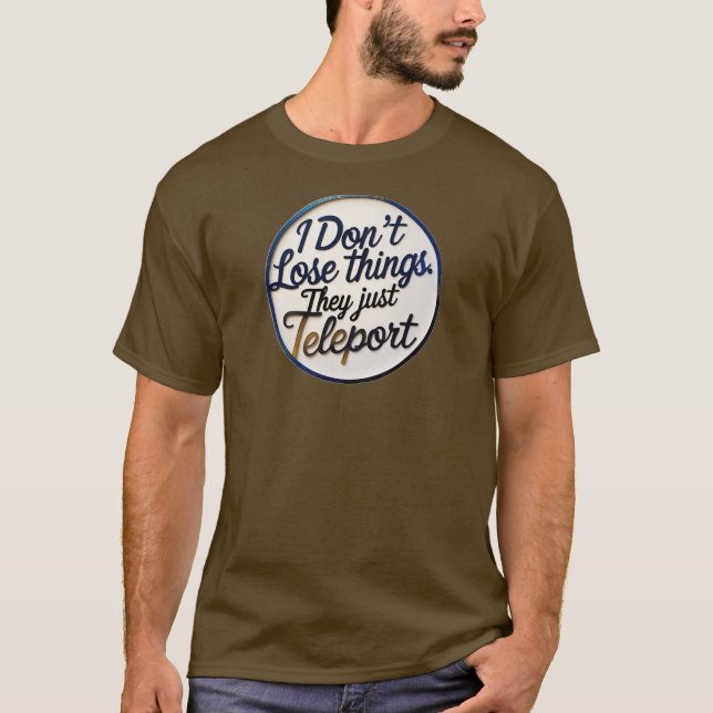 Funny ADHD Shirt – Neurodivergent Humor, Lost Item (Front)