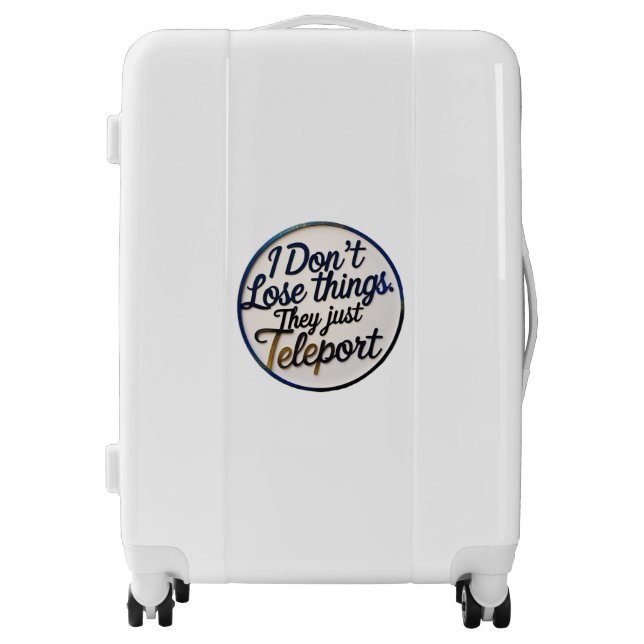 Funny ADHD Suitcase – Neurodivergent Travel Bag (Front)