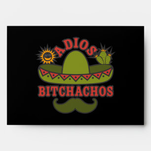 Funny Adios Beaches Funny Quote Envelope