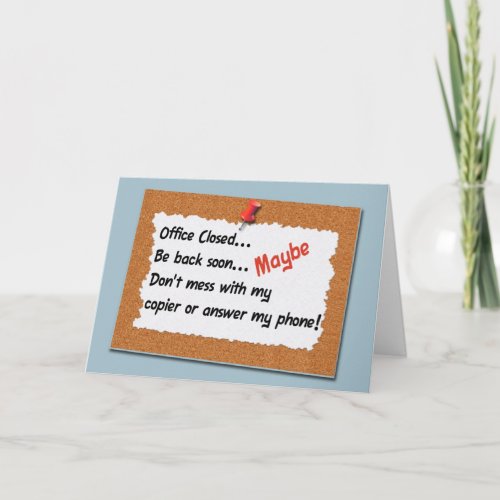 Funny Administrative Professionals Day Sign  Card