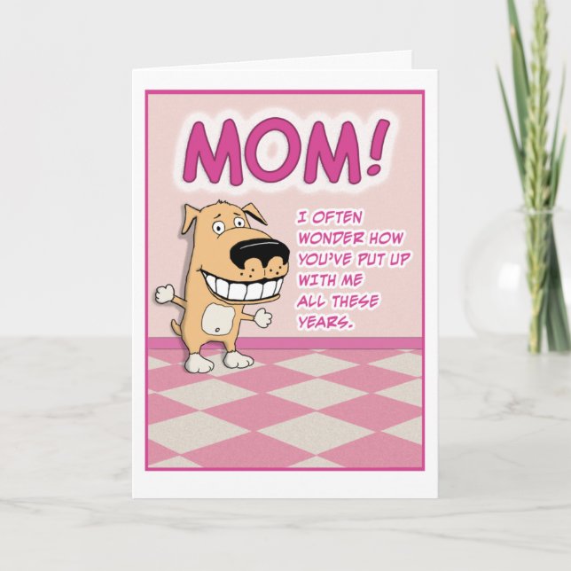 Funny Adorable Mother's Day Card (Front)