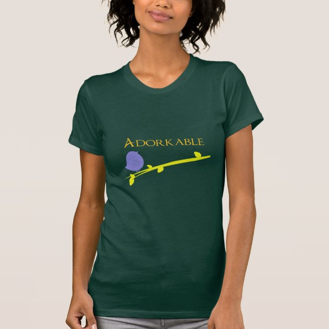 Funny Adorkable Geek T-Shirt (Front)