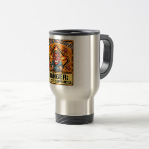 Funny ADR Trucker Thermos Mug Explosive Temper