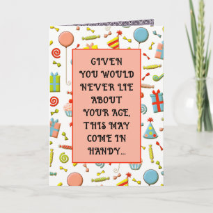 Funny Adult Birthday Card
