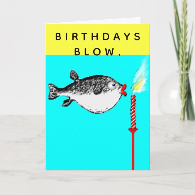 Funny Adult Birthday Card (Front)