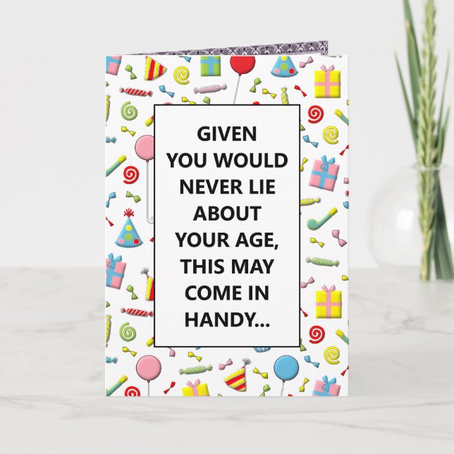 funny adult birthday card (Front)
