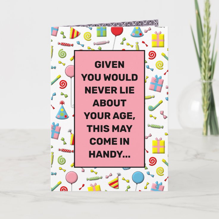 funny adult birthday card | Zazzle