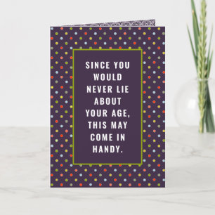 Funny Adult Birthday Card