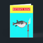 Funny Adult Birthday Card<br><div class="desc">Funny over-the-hill birthday card for him or for her. Edit text to add name.</div>