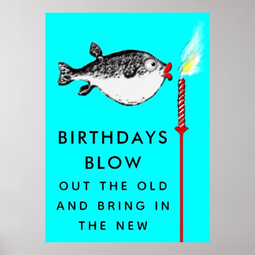 Funny Adult Birthday Poster