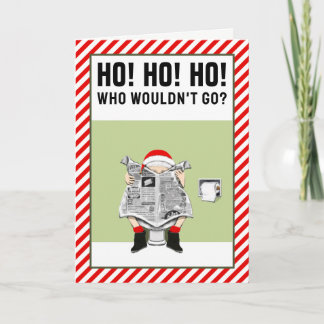 Funny Adult Christmas Holiday Card