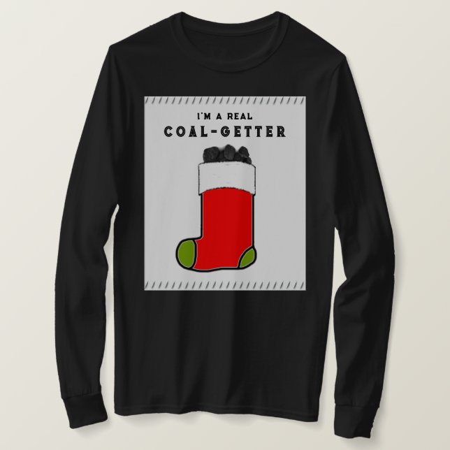 Funny Adult Christmas T-Shirt (Design Front)