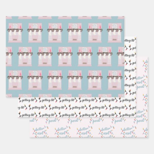 Funny Adult Christmas  Wrapping Paper Sheets