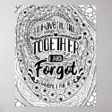 Funny Adult Coloring Poster