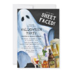 Funny Adult Ghost Sheet-faced Halloween Party