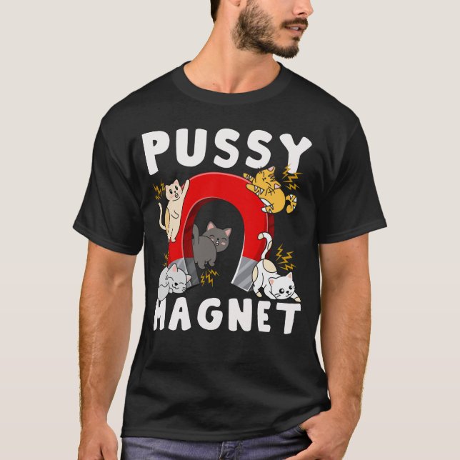 Funny Adult Humor Cat Men Women T-Shirt (Front)
