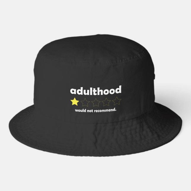 Funny Adulthood Rating Cap – Would Not Recommend (Front)