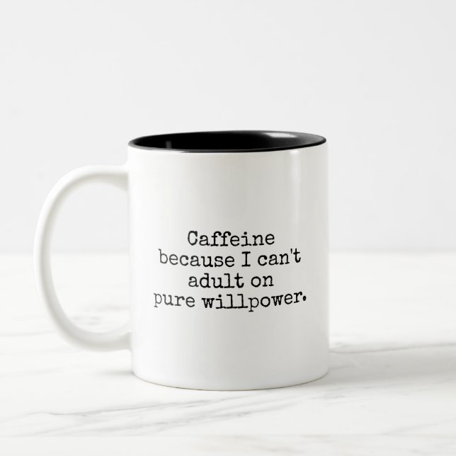 Funny Adulting Coffee Mug Gift (Left)