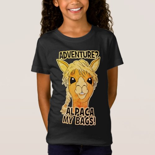 Funny Adventure Rustic Alpaca T_Shirt