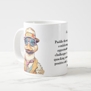 Funny Advice From A Duck Giant Coffee Mug