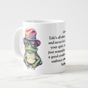 Funny Advice From A Frog Giant Coffee Mug