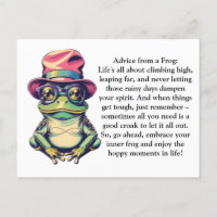 Funny Advice From A Frog