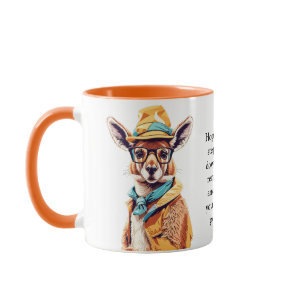 Funny Advice From A Kangaroo Mug