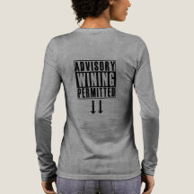 Funny Advisory: Wining Permitted