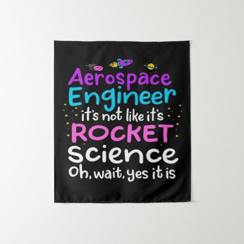 Funny Aerospace Engineering Tapestry