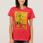 Funny Affenpinscher Cute Dog Red Womens T-Shirt