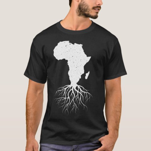 Funny Africa Art For Men Women African American Lo T_Shirt