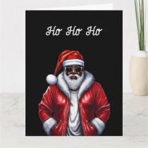 Modern Black Santa African American Christmas Bath Towel Set, Zazzle