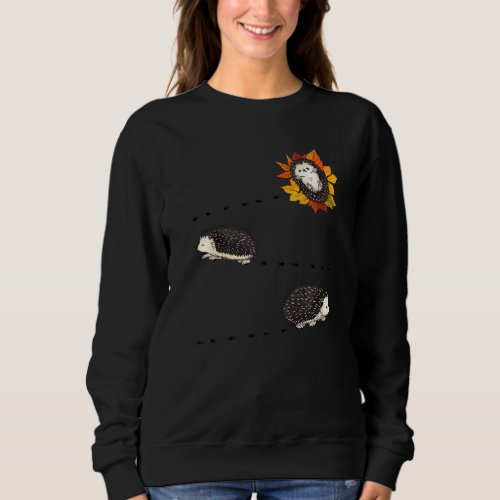 Funny African Bellied Hedgehog Costume Cute Hedgeh Sweatshirt