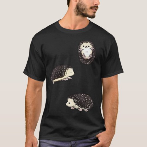 Funny African Bellied Hedgehog Costume Cute Hedgeh T_Shirt