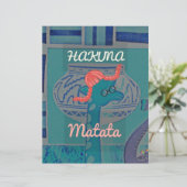 Funny African Giraffe Print (Standing Front)