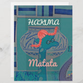 Funny African Giraffe Print (Front/Back)