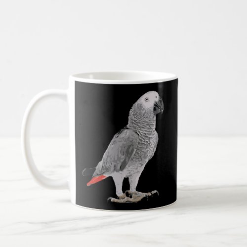 Funny African Grey Parrot Bird Hoodie Womens Mens Coffee Mug