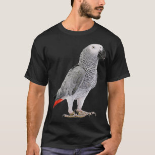 Funny African Grey Parrot Bird  Womens Mens Kids T-Shirt