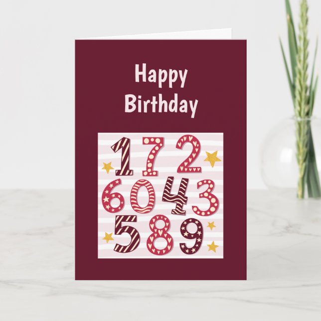 Funny Age is Just a Number Over the Hill Humor Thank You Card (Front)