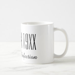 Funny aged to perfection Birthday coffee mug
