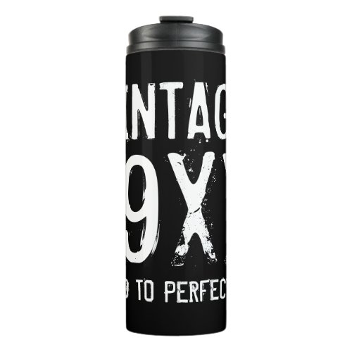 Funny Aged to perfection Birthday gift thermal mug