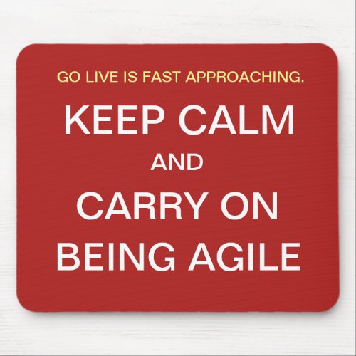 Funny Agile Project Manager Quote Project Team Mouse Pad
