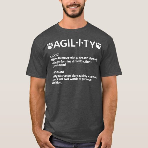 Funny Agility Dog Training  T_Shirt