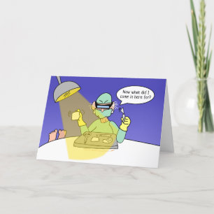Funny Aging Hip Knee Replacement Surgery Get Well Card