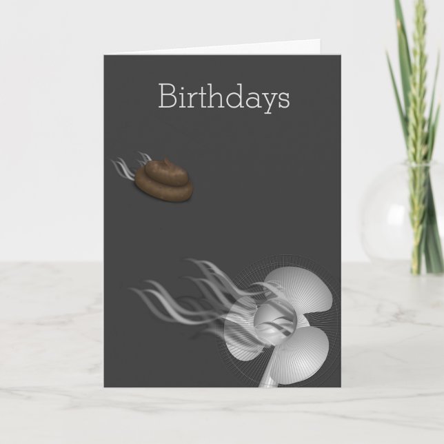 Funny Aging Over the Hill Birthday Card (Front)